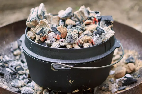Enameled Dutch oven